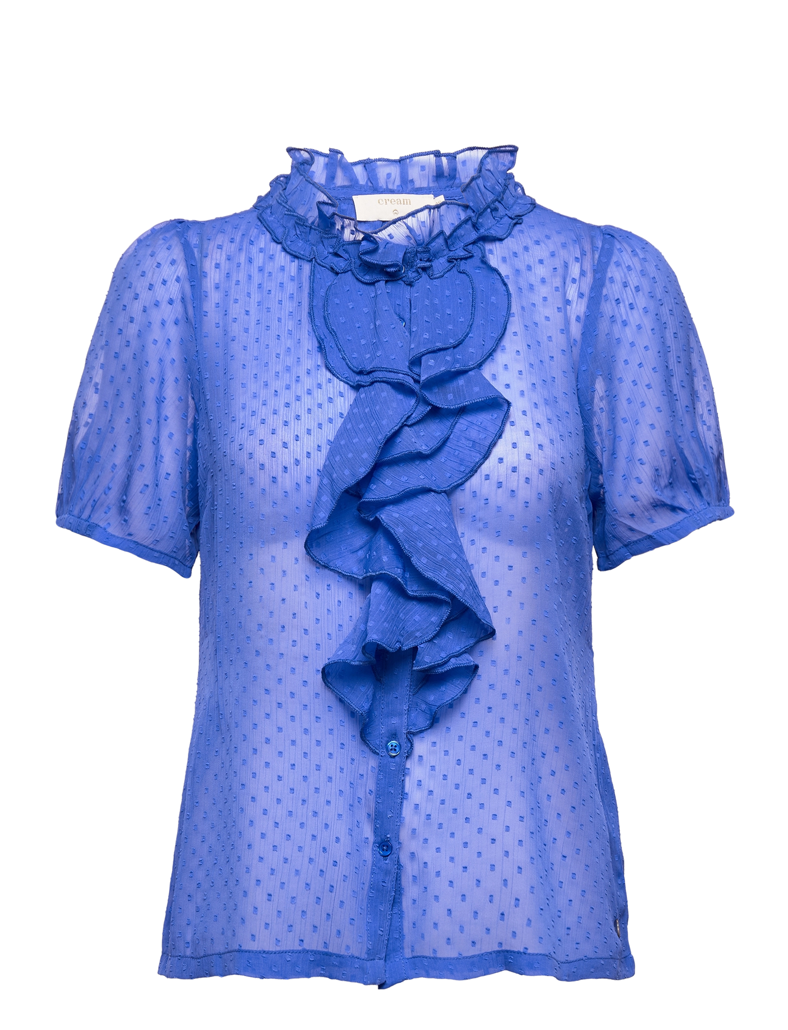 Cream - CRLiba SS Blouse - dazzling blue - 0
