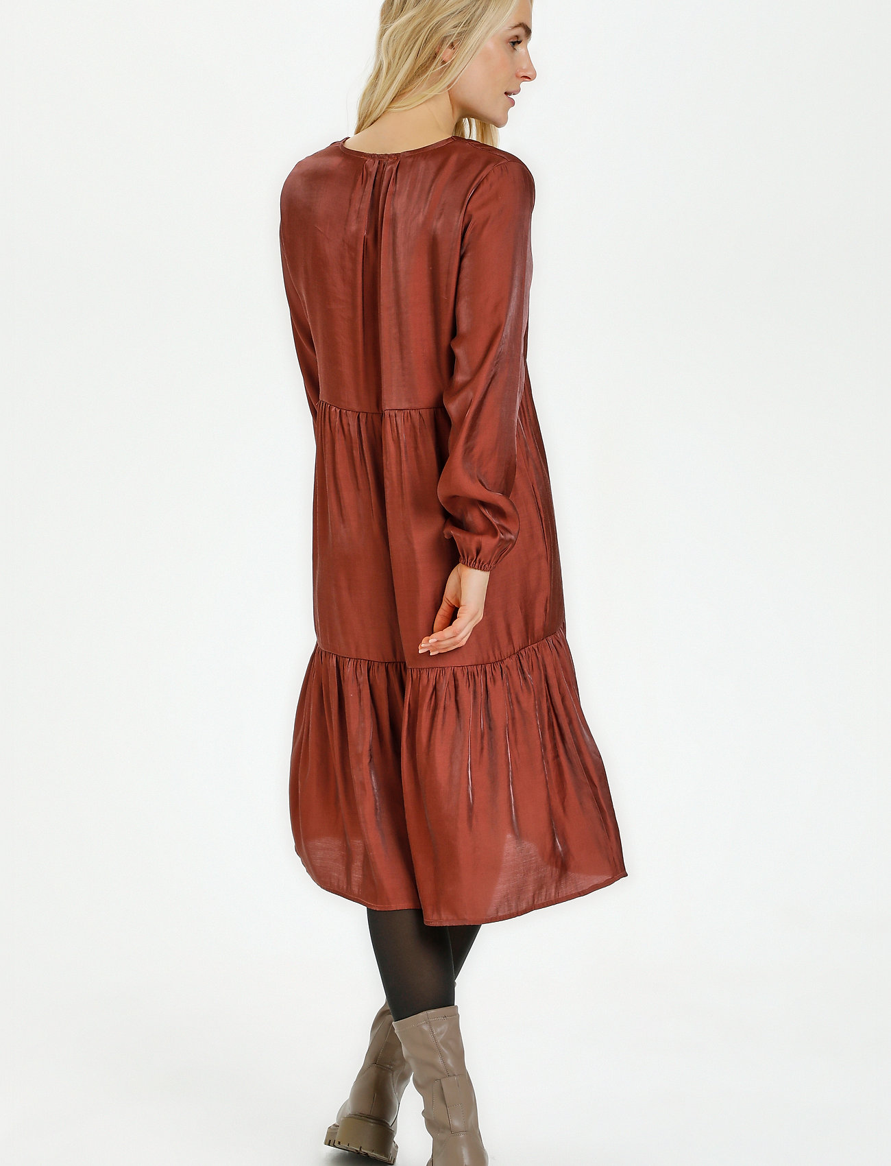 Cream - CRSally dress - midikleider - antique bordaux - 4