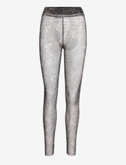 Cream - CRHansie mesh legging - leggings - graphic animal grey - 0