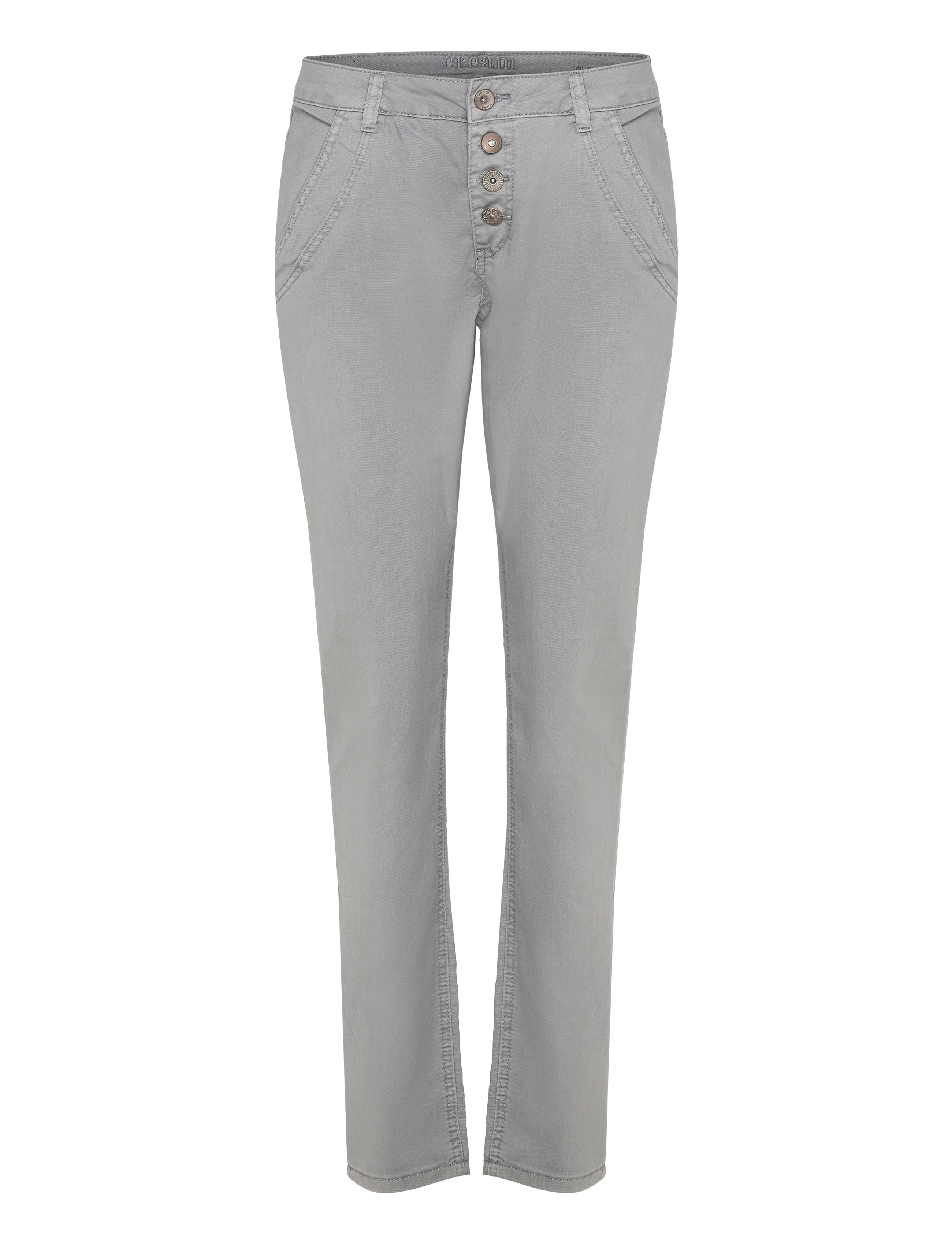 Cream CRBaiily Twill Pant - Transitional Layering - SILVER SCONCE / grey