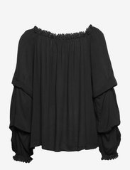 Cream - CRBea blouse - palaidinės ilgomis rankovėmis - pitch black - 1