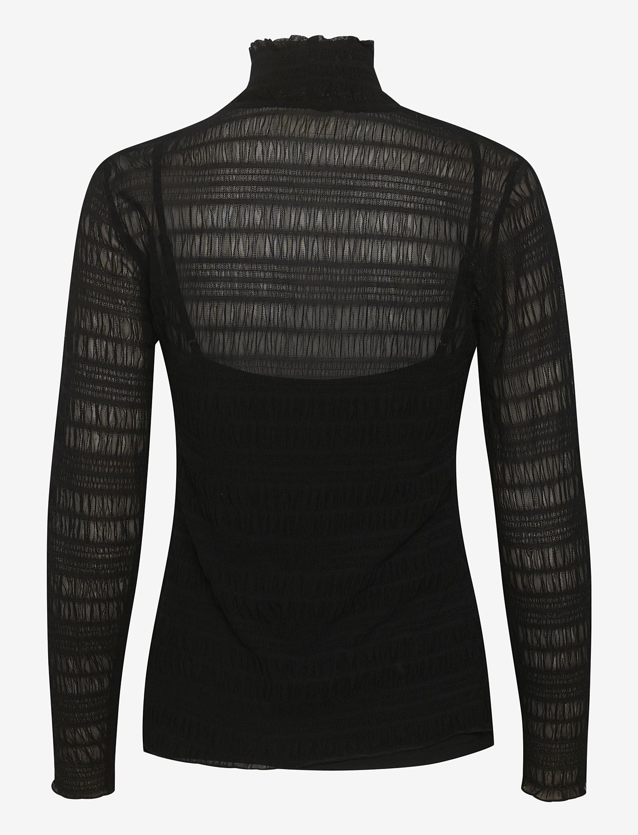 Cream - CRBubble Turtleneck - langärmlige blusen - pitch black - 1