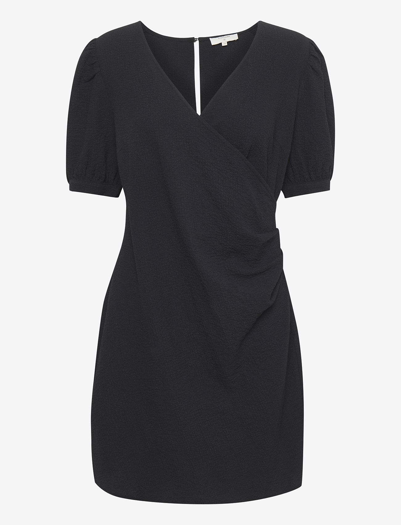 Cream - CRLea Wrap Dress - korte kjoler - pitch black - 1