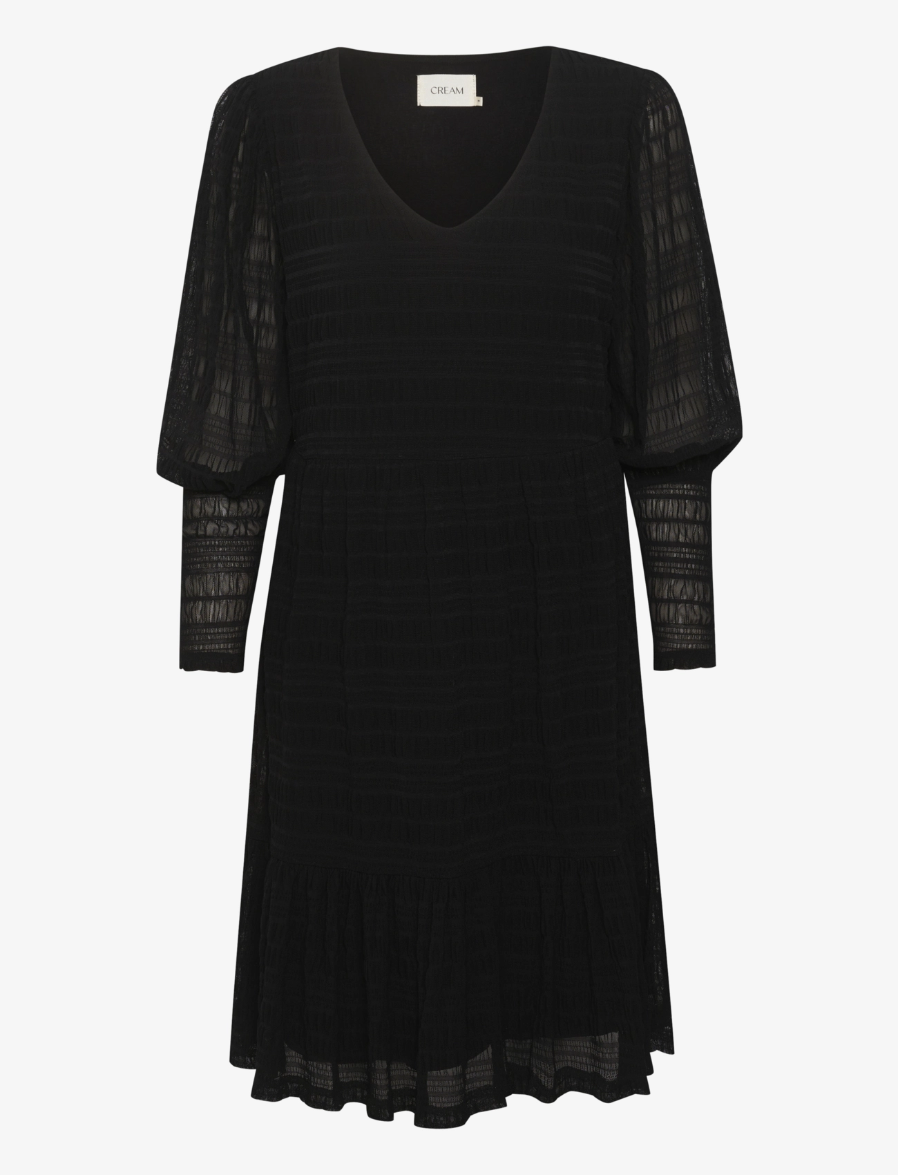 Cream CRBubble Dress - Kim Fit - Kleidid - PITCH BLACK / black