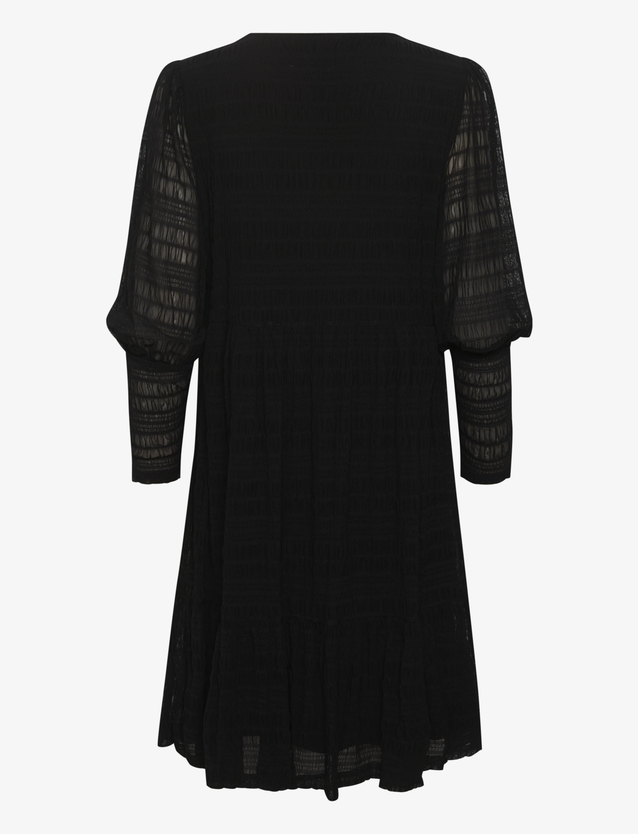 Cream - CRBubble Dress - Kim Fit - midikjoler - pitch black - 2