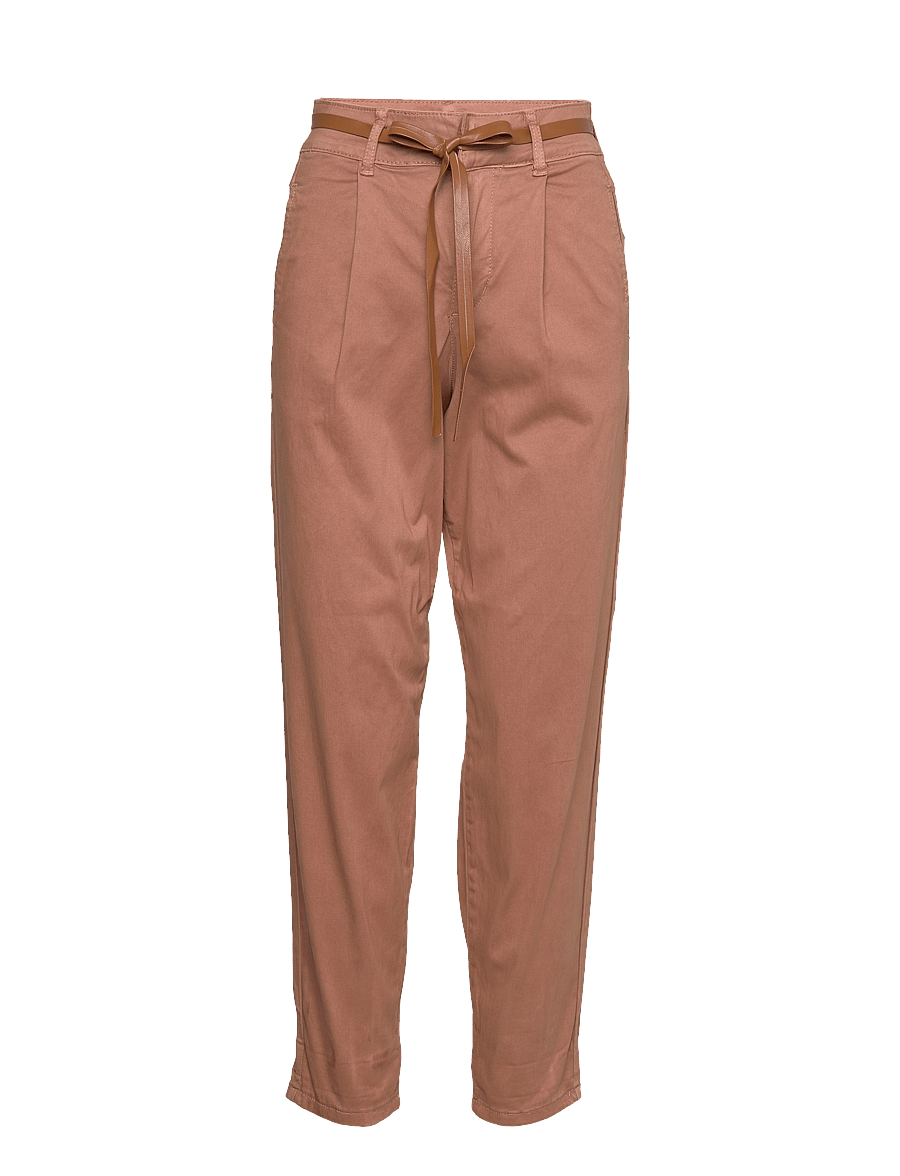 Cream - CRTula ankl Twill - Mom Fit - raka byxor - mocha mousse - 0