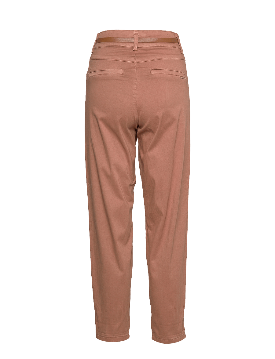 Cream - CRTula ankl Twill - Mom Fit - raka byxor - mocha mousse - 1