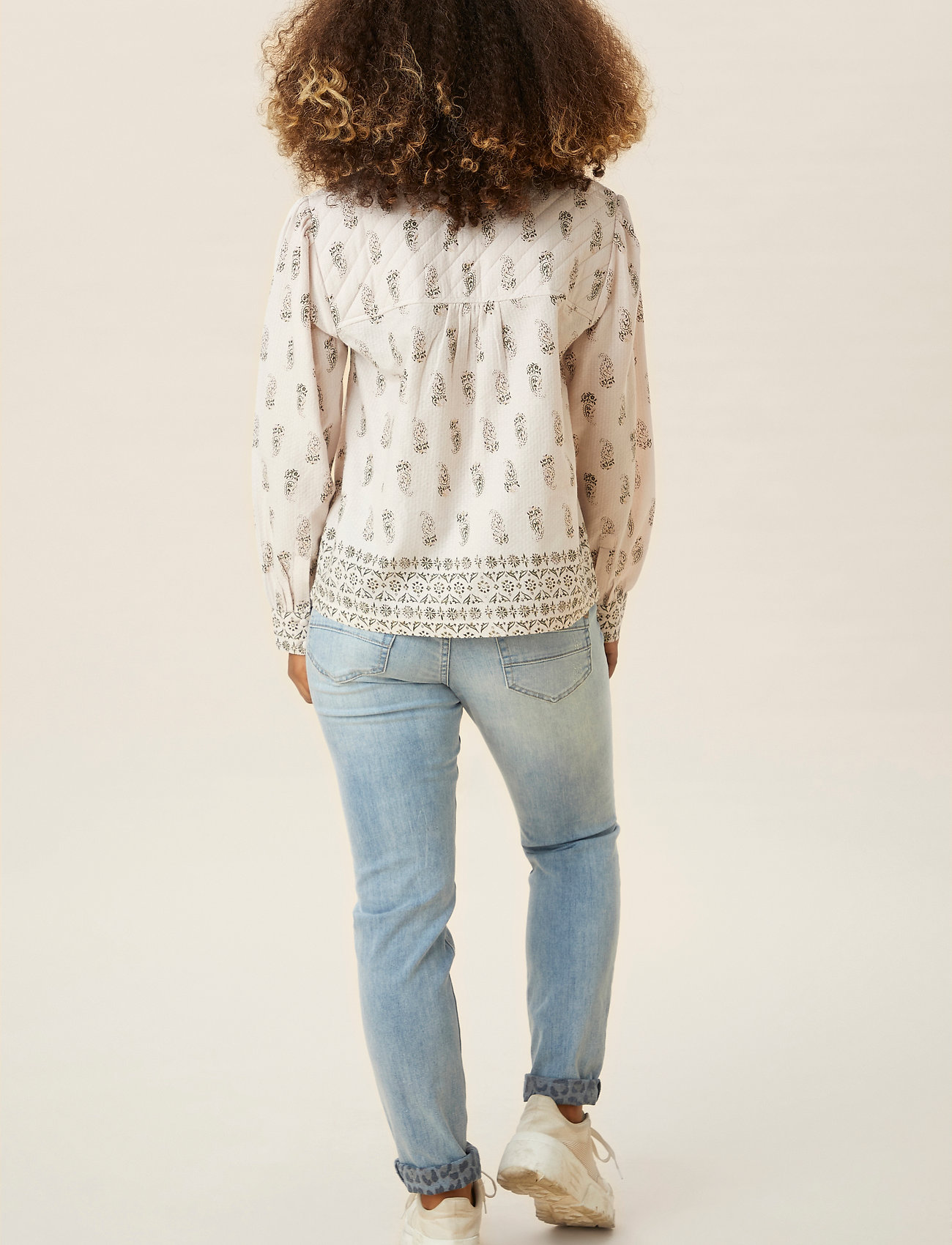 Cream - CRVeneda Blouse - orchid tint kambaba block - 4