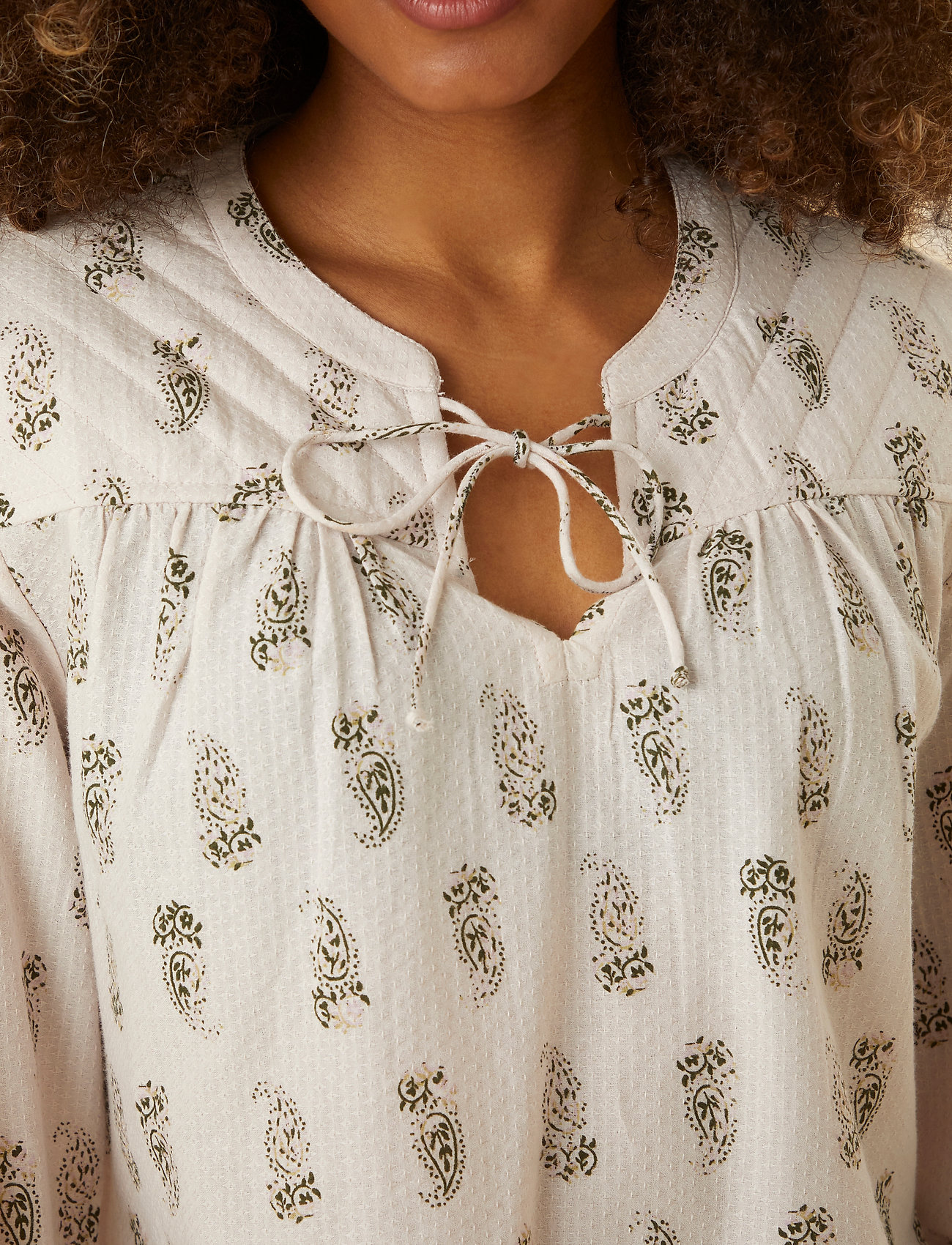 Cream - CRVeneda Blouse - orchid tint kambaba block - 5