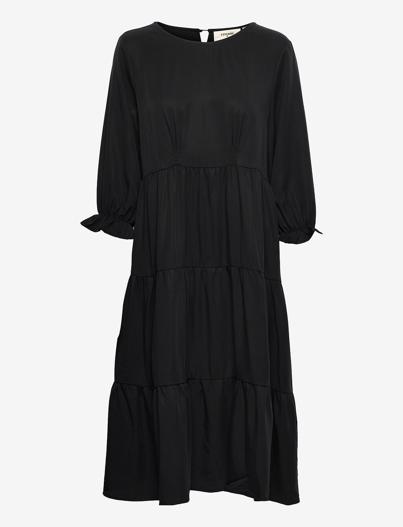 Cream - CRTenella Dress - midi dresses - pitch black - 0