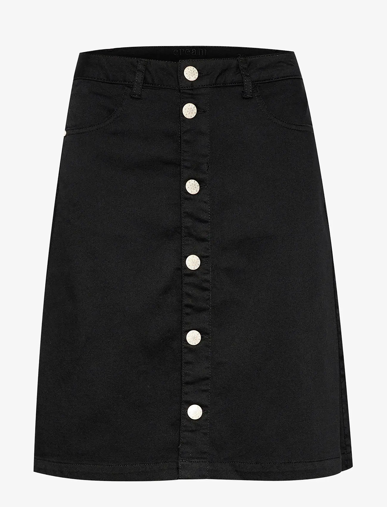 Cream - CRAlma Skirt - denimnederdele - pitch black - 1