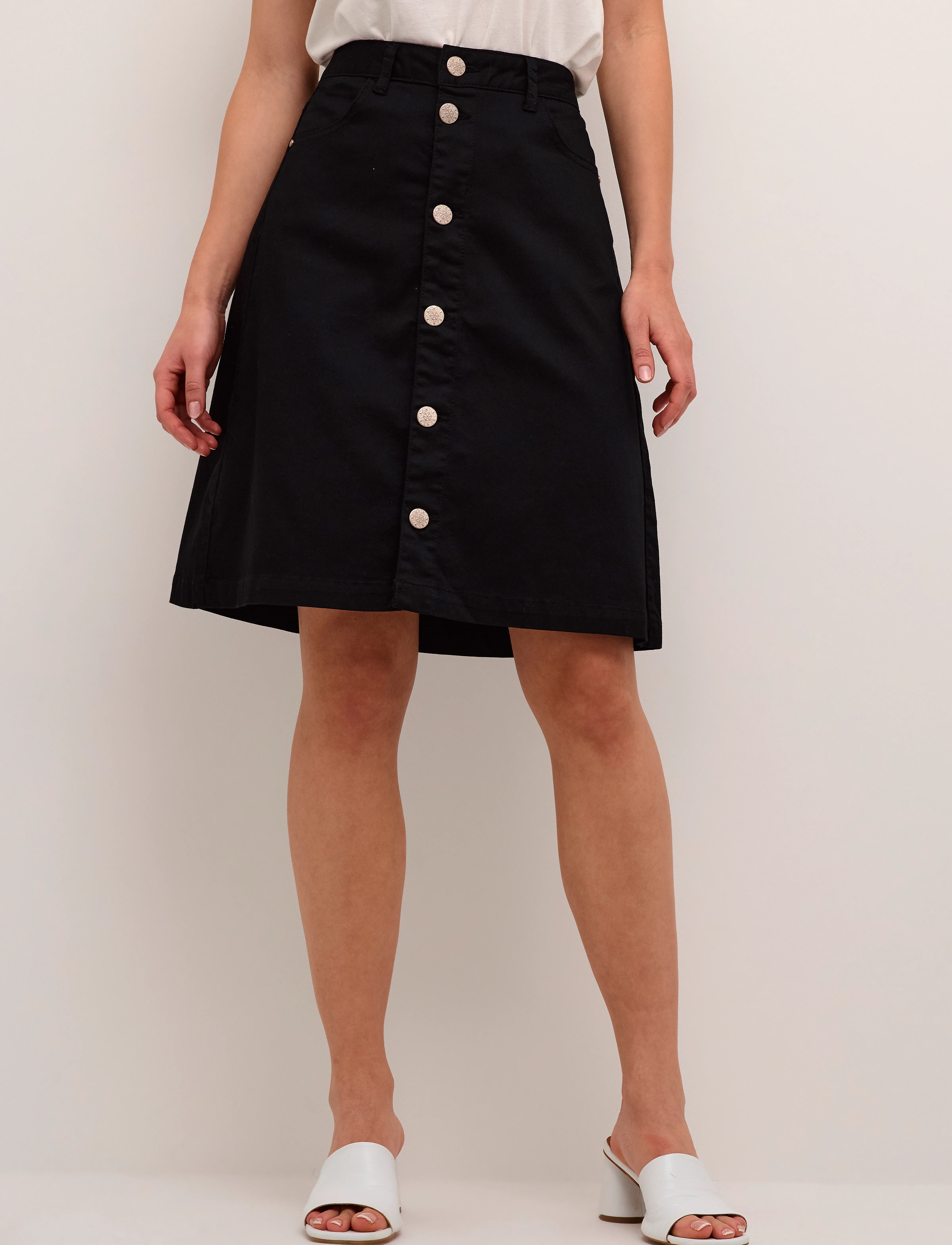Cream Cralma Skirt, 38, Black, Nederdele > Korte, Dame