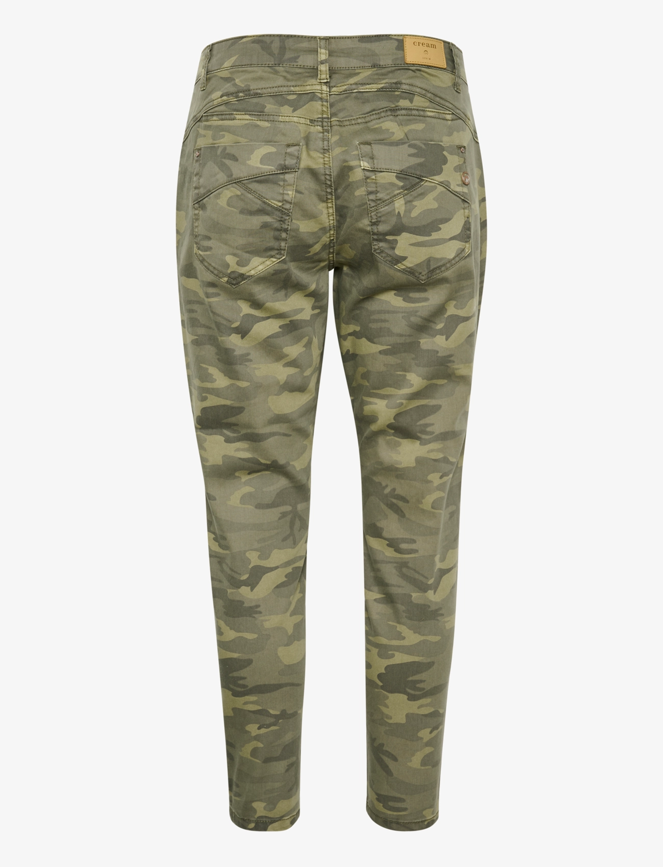 Cream - CRPenora Twill 7/8 Pant - wąskie dżinsy - sea green printed camouflage - 2