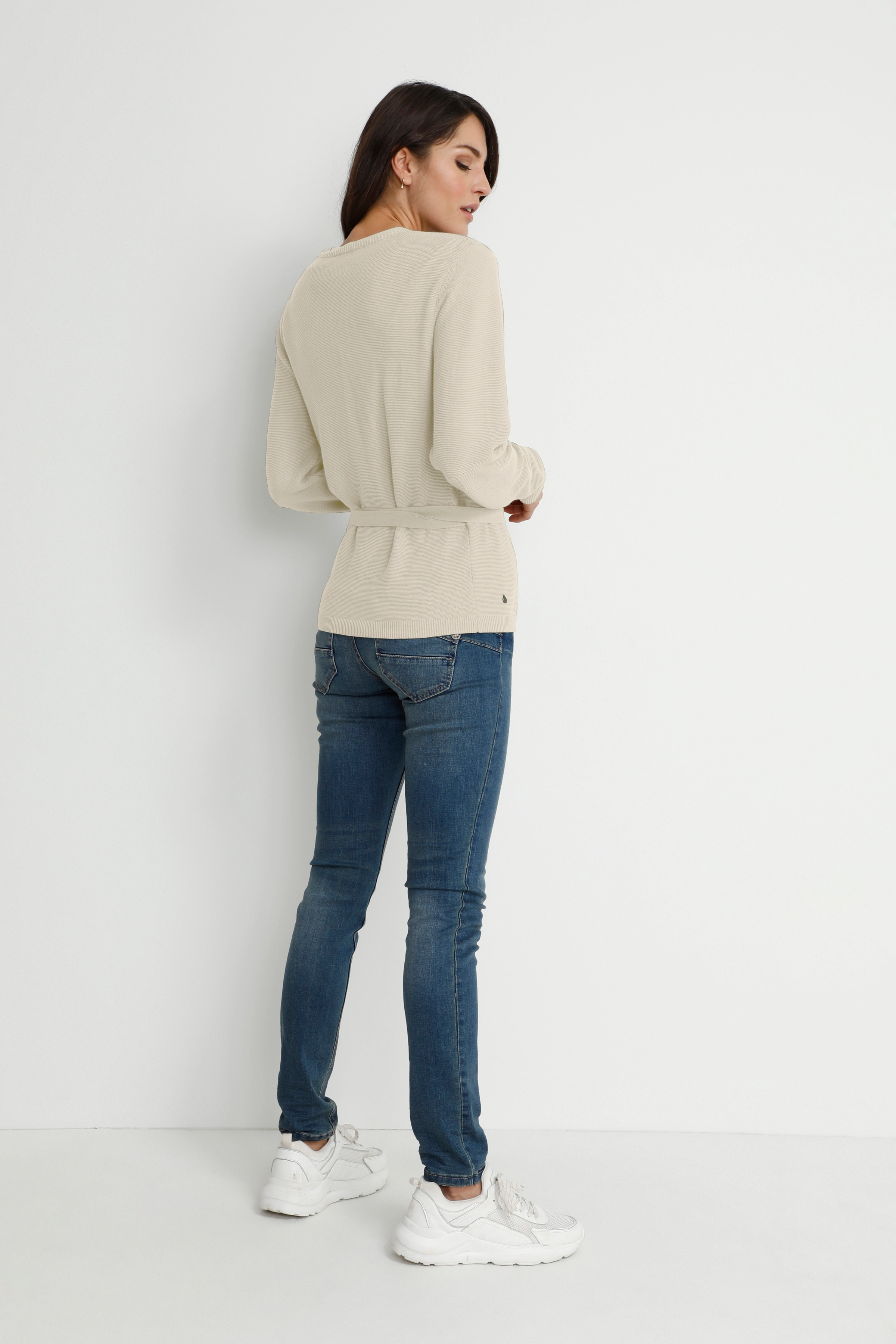 Cream - CRSillar Knit Wrap Cardigan - oatmeal - 4