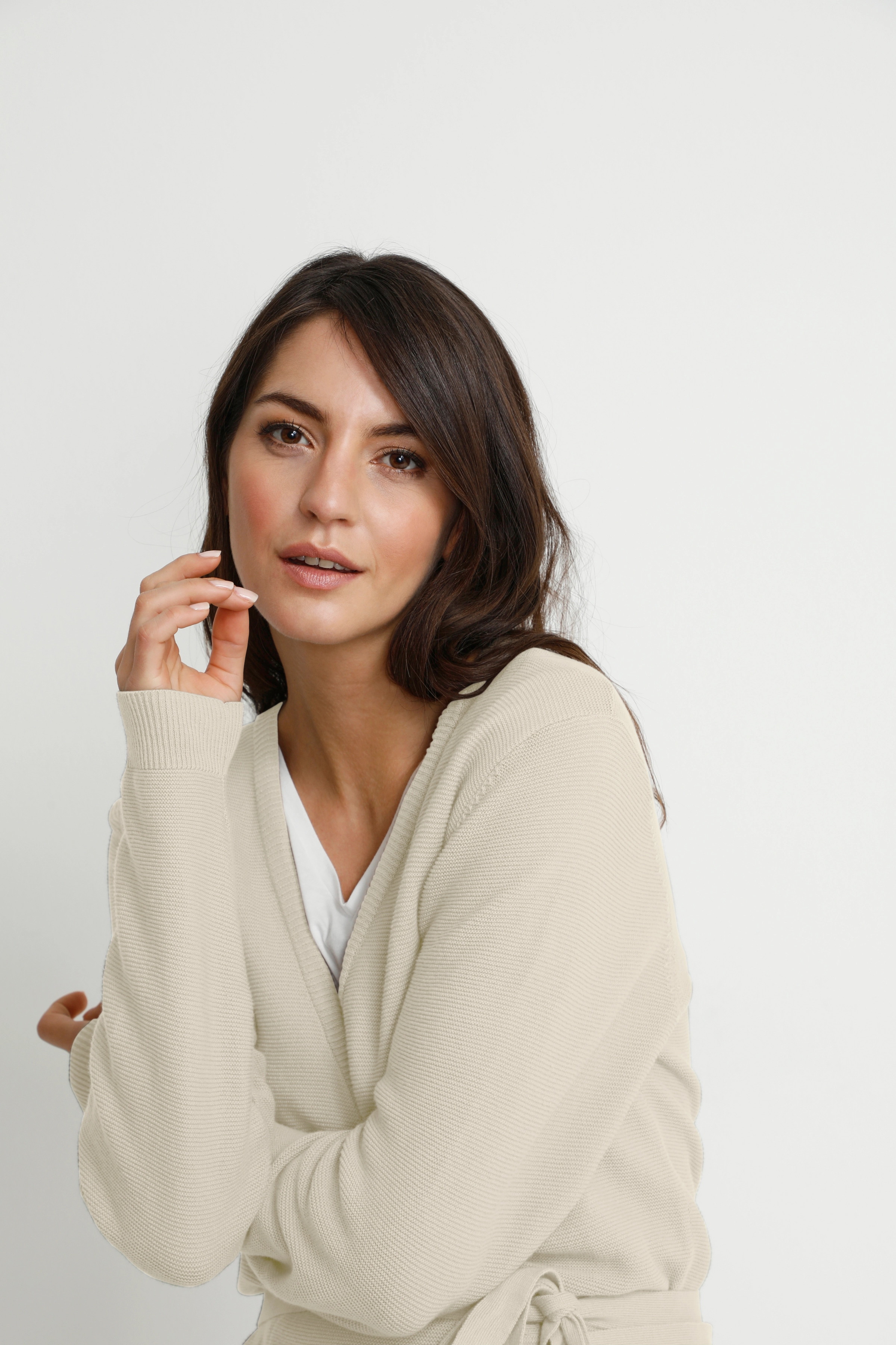 Cream - CRSillar Knit Wrap Cardigan - oatmeal - 5