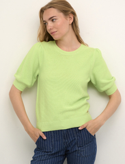 Cream - CRSillar Knit Pullover - stickade tröjor - power green - 0