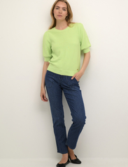 Cream - CRSillar Knit Pullover - stickade tröjor - power green - 3