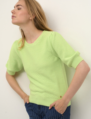 Cream - CRSillar Knit Pullover - stickade tröjor - power green - 5