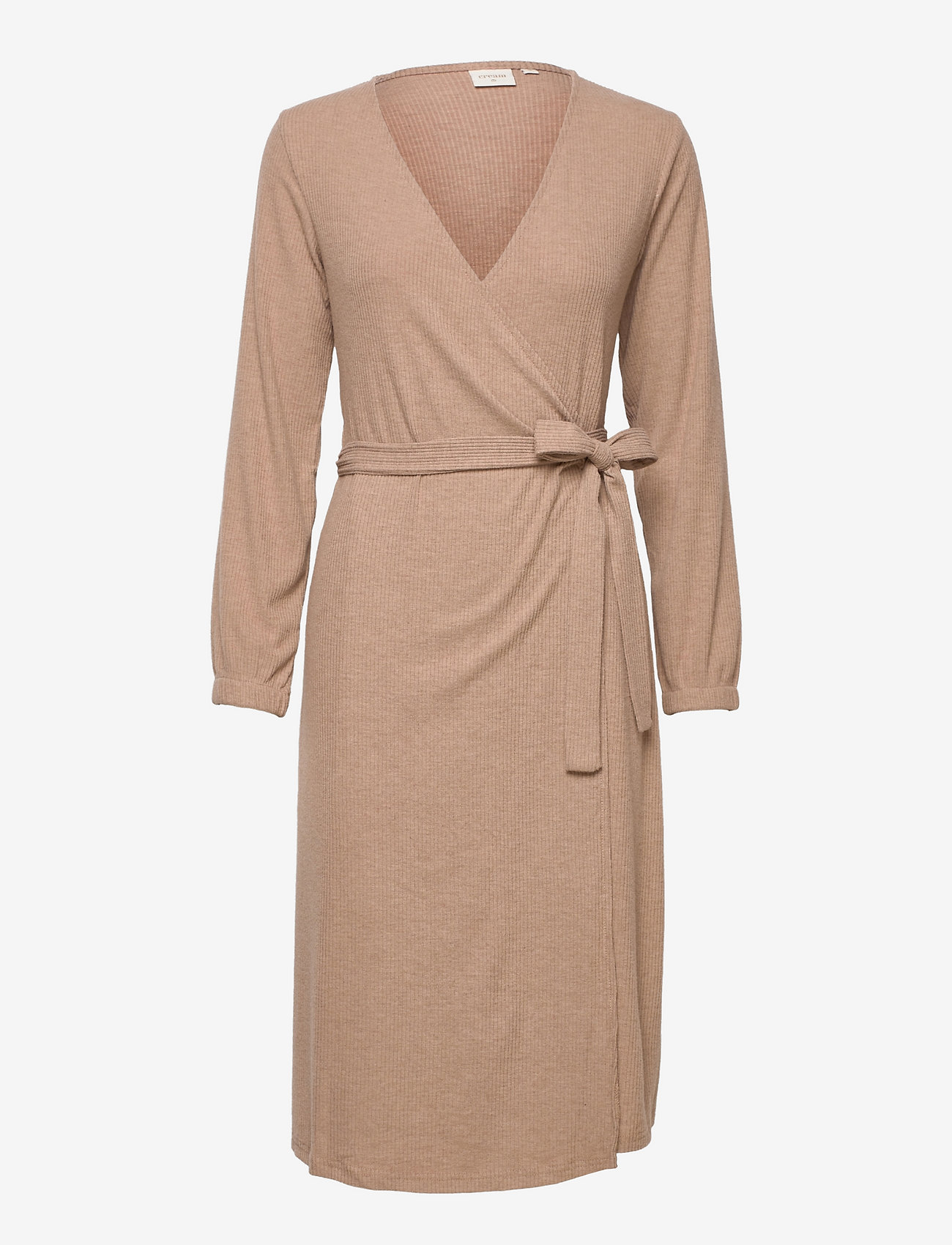 Cream - CRMeisa Wrap Dress - silver mink melange - 0
