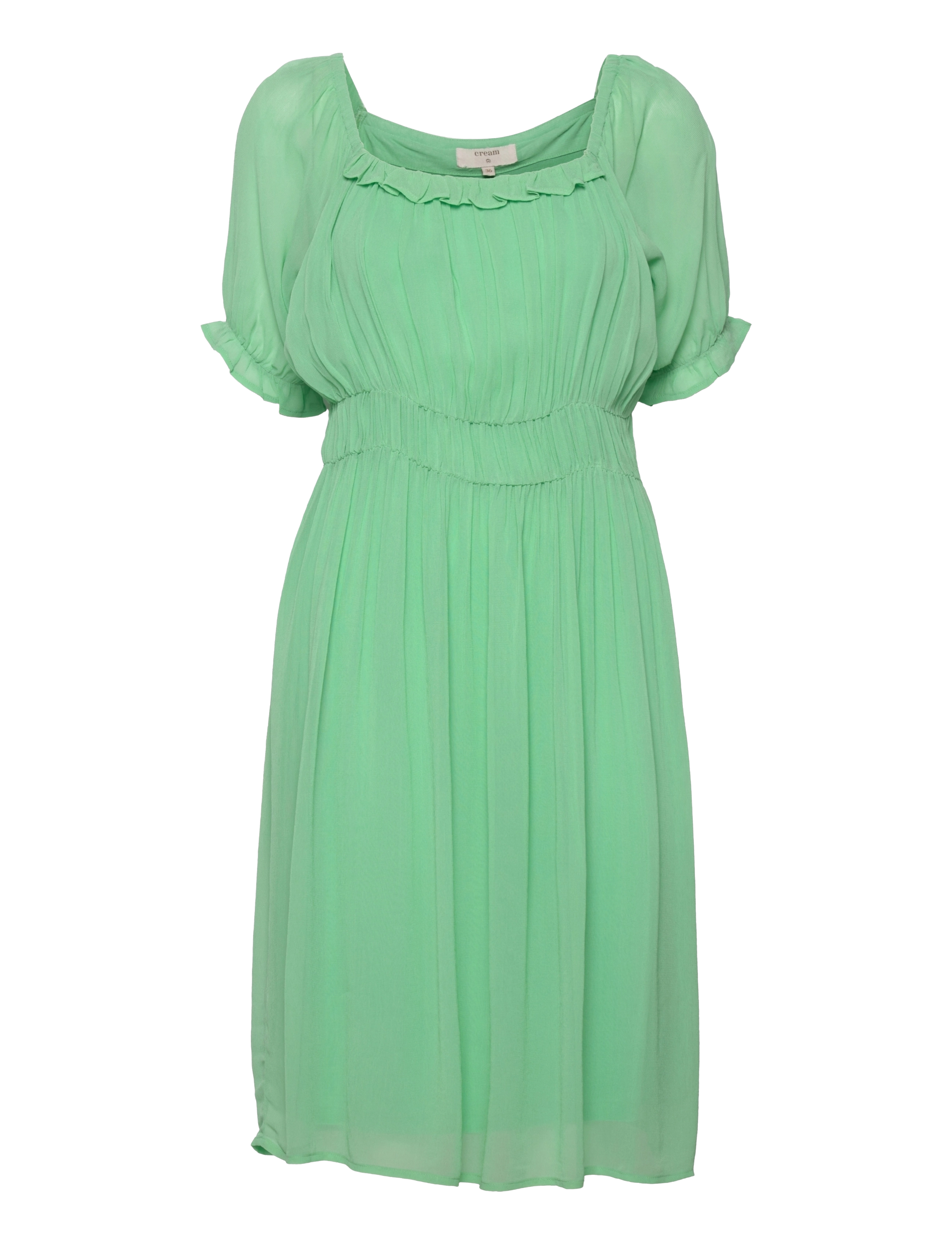 CRKamille Fit&Flare Dress - Zally F - LIGHT GRASS