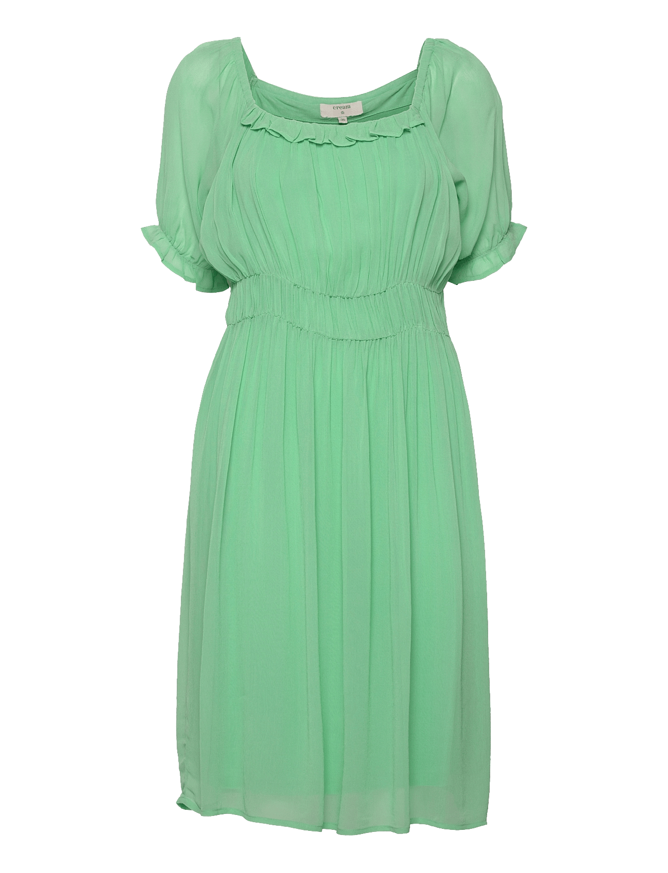 CRKamille Fit&Flare Dress - Zally F - LIGHT GRASS
