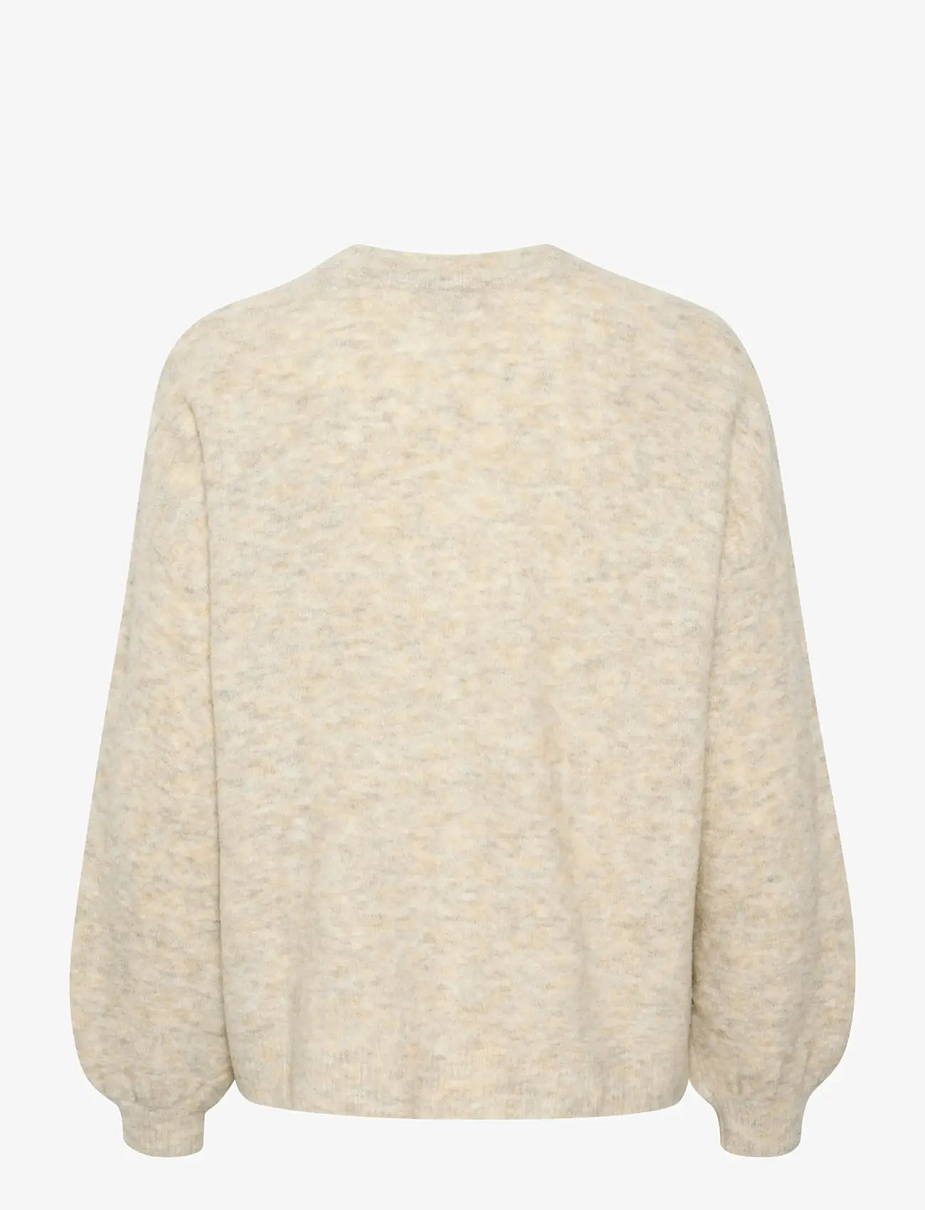 Cream - CRMerle OZ Knit Cardigan - koftor - oat melange - 2