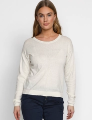 Cream - CRAnva Knit Pullover - džemperi - eggnog melange - 2
