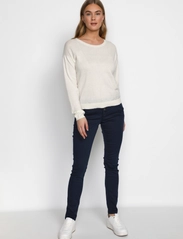 Cream - CRAnva Knit Pullover - pullover - eggnog melange - 3