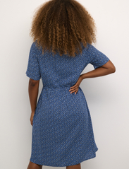 Cream - CRTiah Dress - Zally Fit - summer dresses - animal skin blue - 4