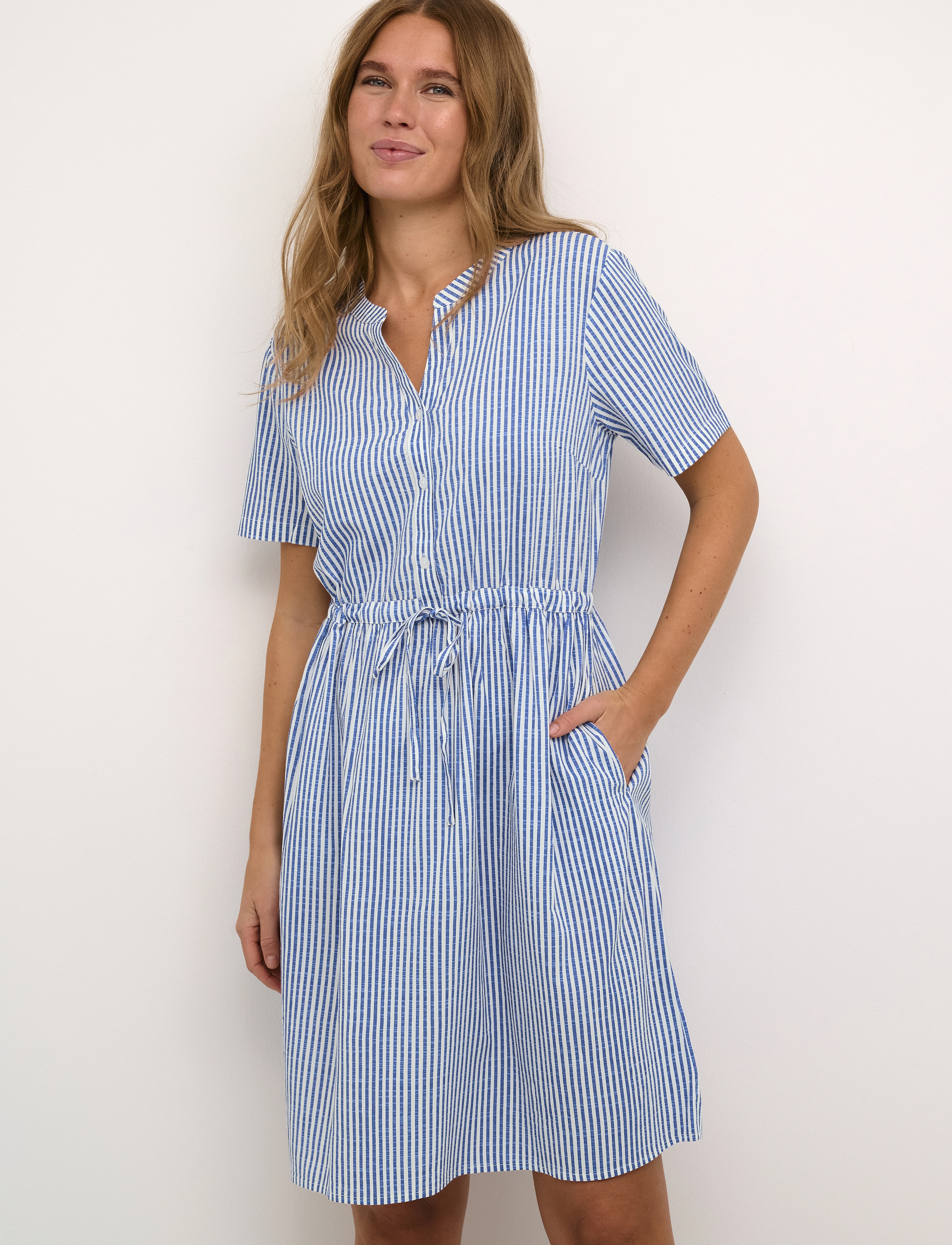 Cream CRTiah Dress - Dresses - BLUE MILKBOY / blue