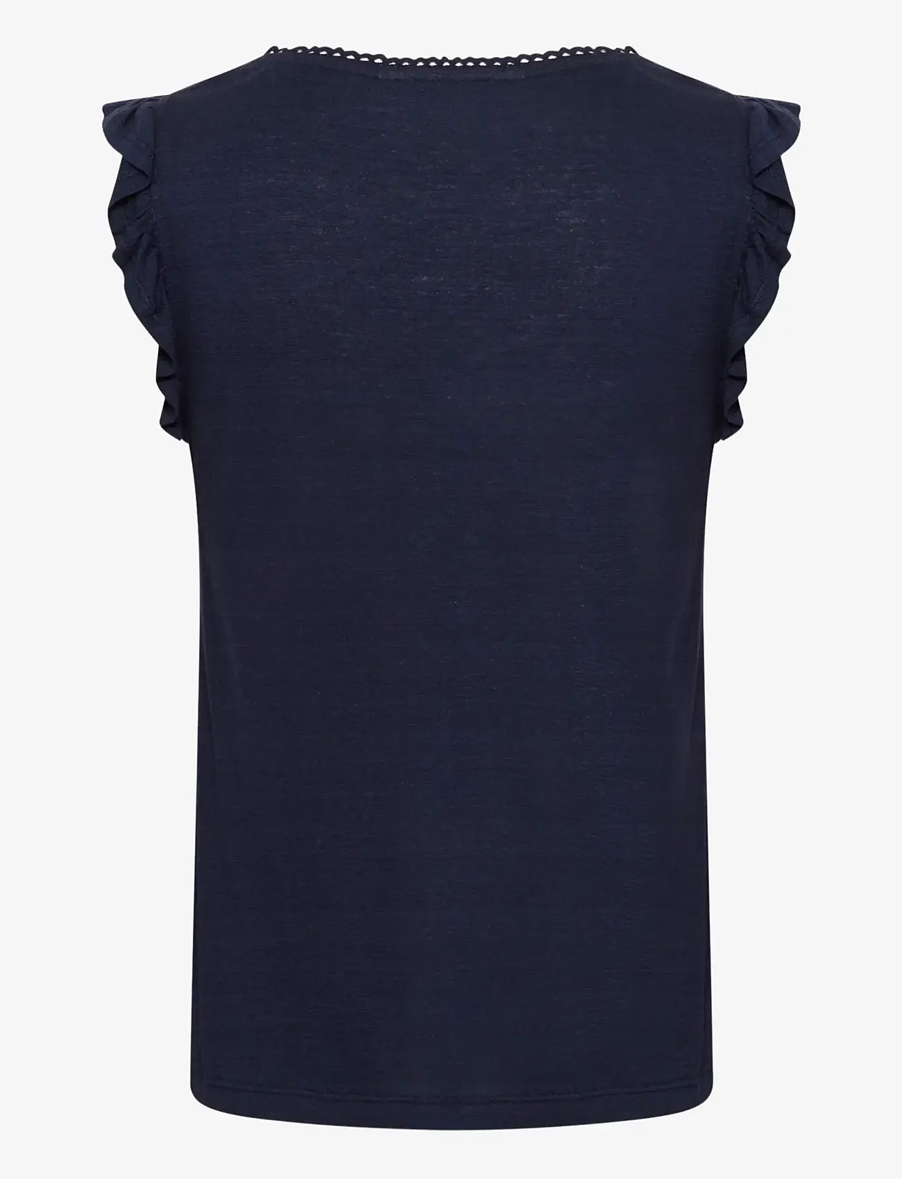 Cream - CRLuna Jersey T-Shirt - tanktops - navy blazer - 2