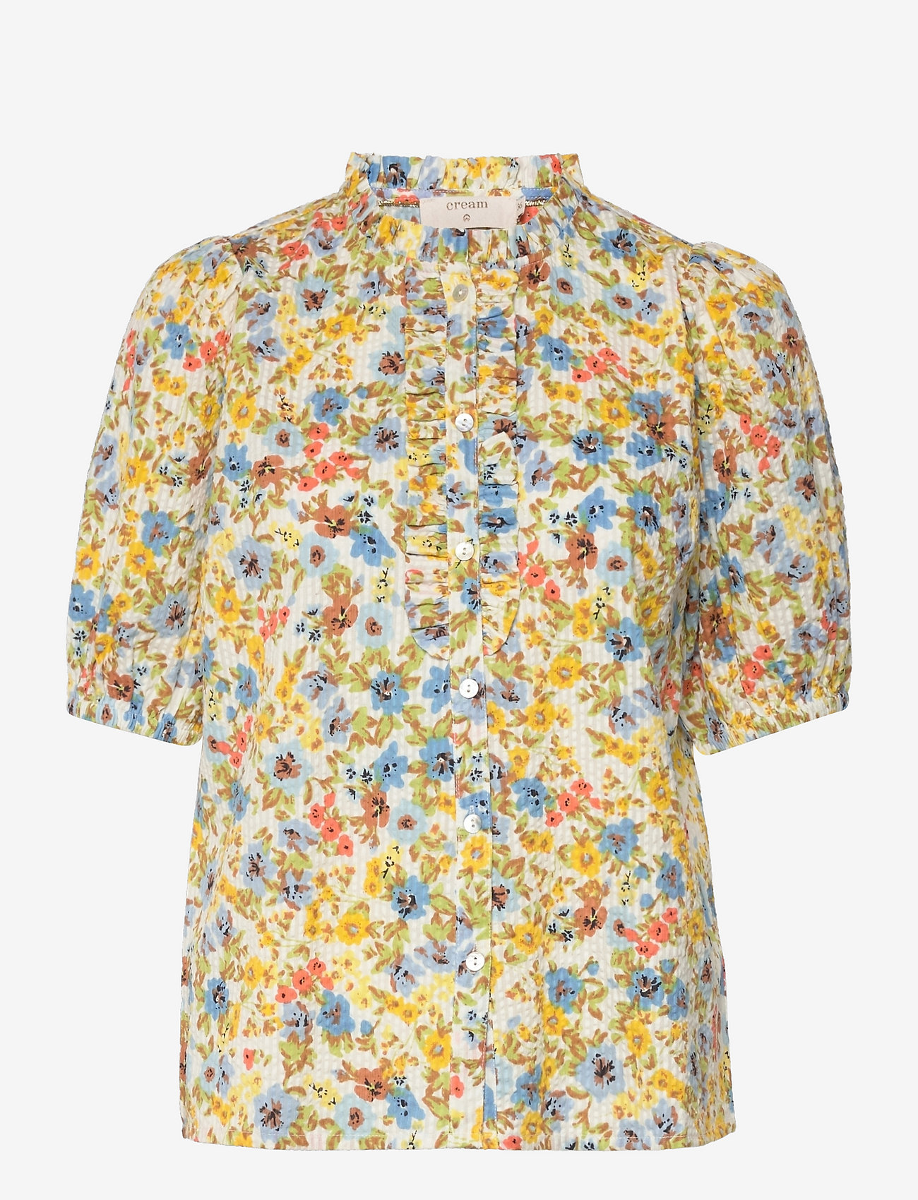 Cream - CRCeyda shirt - yellow multi flower - 0