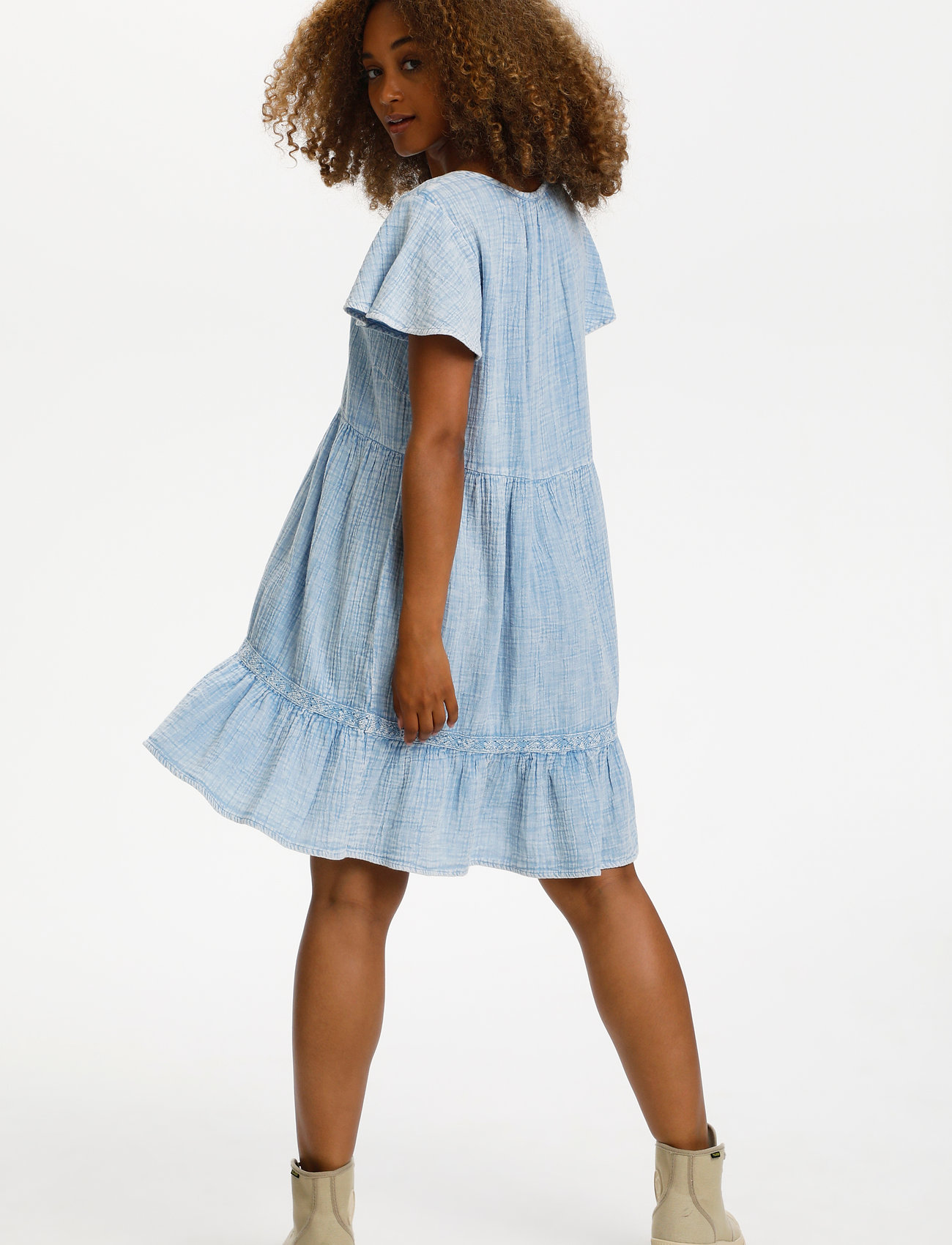 Cream - CRNima Short Dress - Kim Fit - placid blue - 4