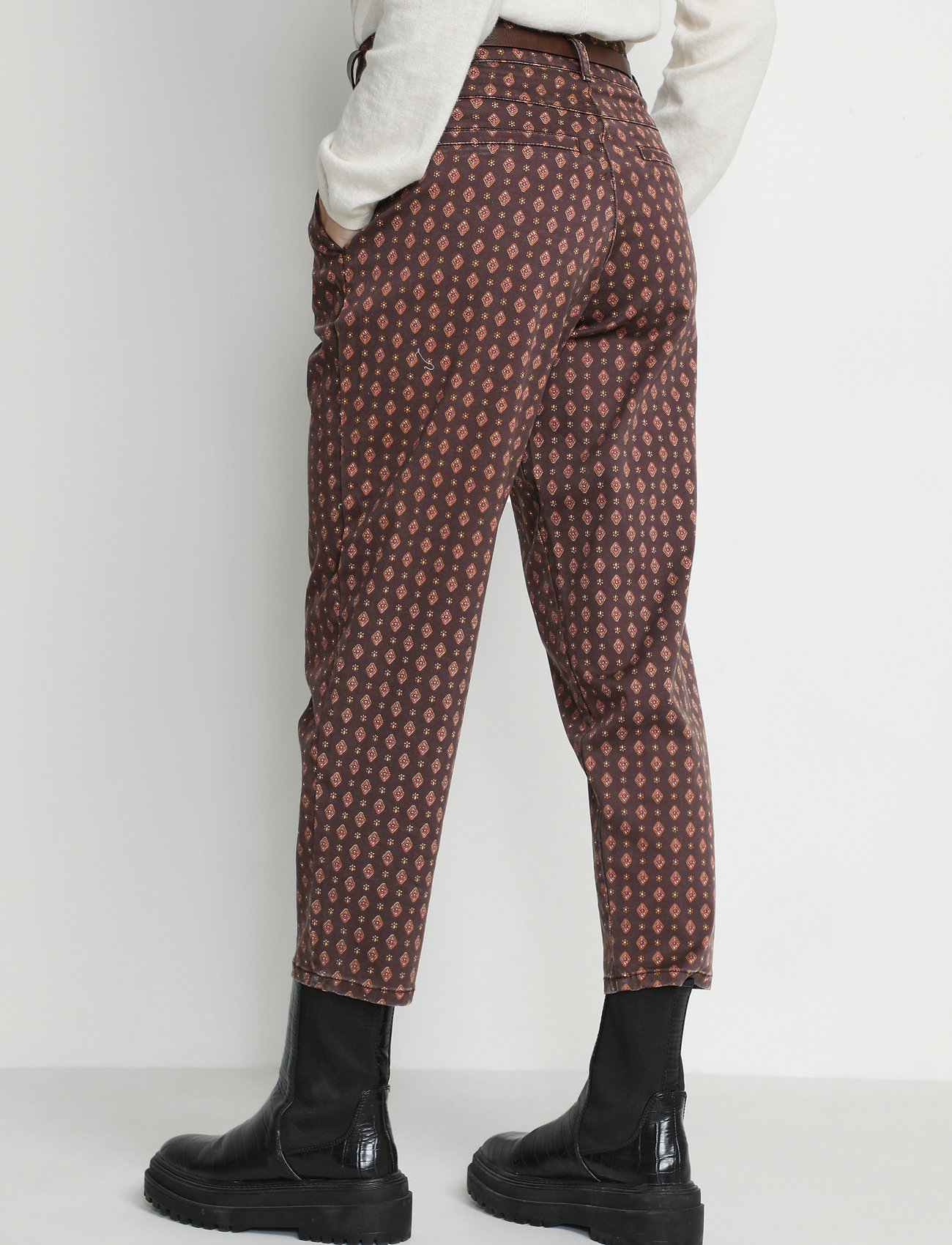 Cream - CRBeja Pant - Mom Fit - bukser med lige ben - java flower - 4