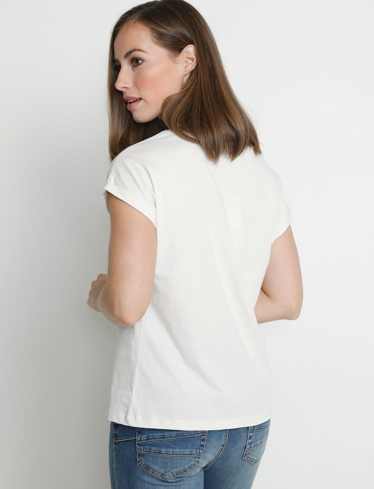 Cream - CRDittie T-Shirt - eggnog - 4