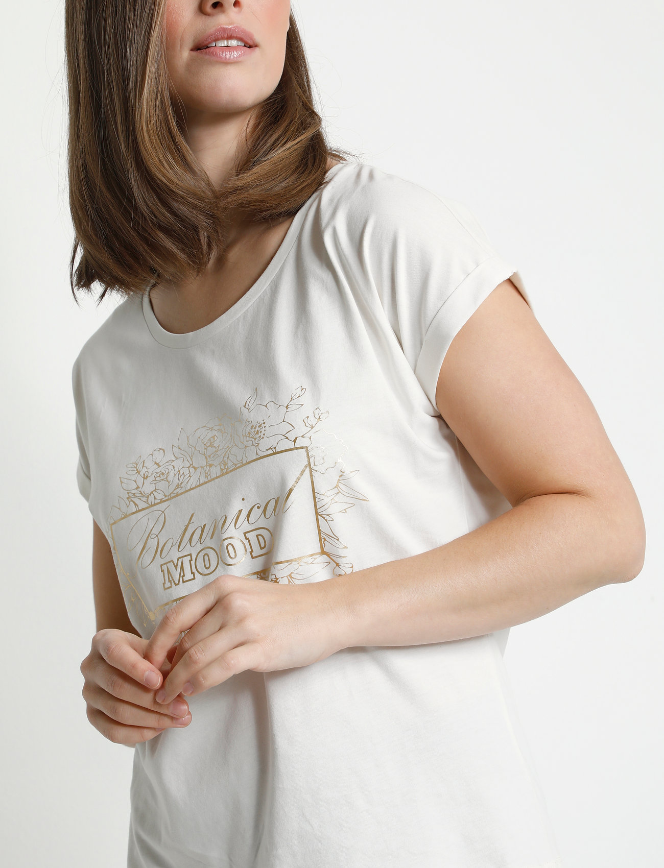 Cream - CRDittie T-Shirt - eggnog - 5