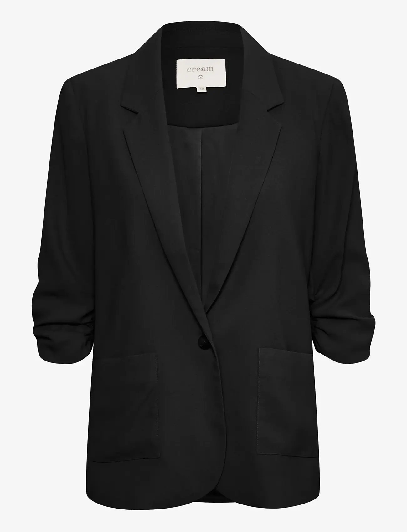 Cream - CRCocamia blazer - single breasted blazers - pitch black - 1