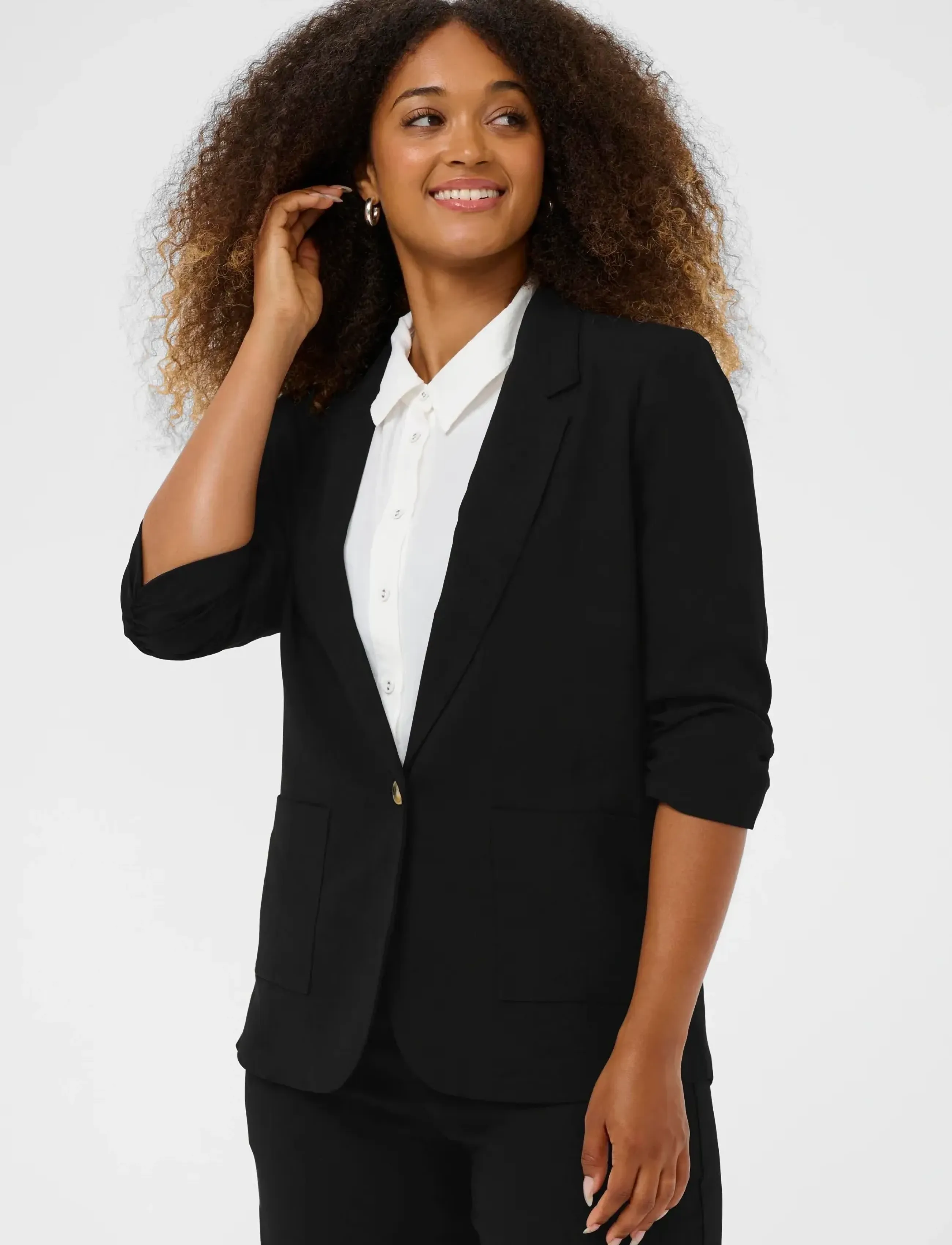 Cream Crcocamia Blazer, 40, Black, Blazere > Enkeltradede Blazere, Dame