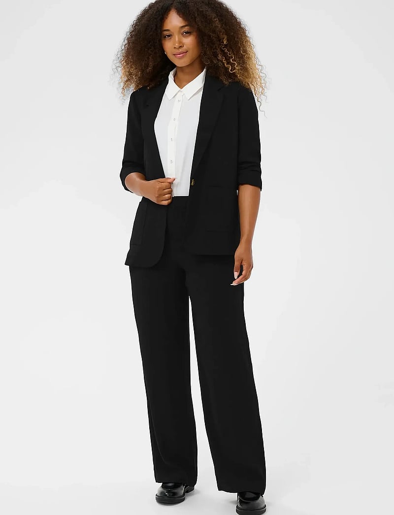 Cream - CRCocamia blazer - enkeltradede blazere - pitch black - 3