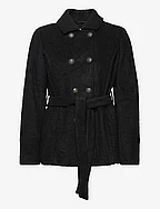 CRAnnabell Short Coat - PITCH BLACK