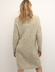 Cream - CRCabin Knit Dress - Mollie Fit - knitted dresses - oat melange - 3