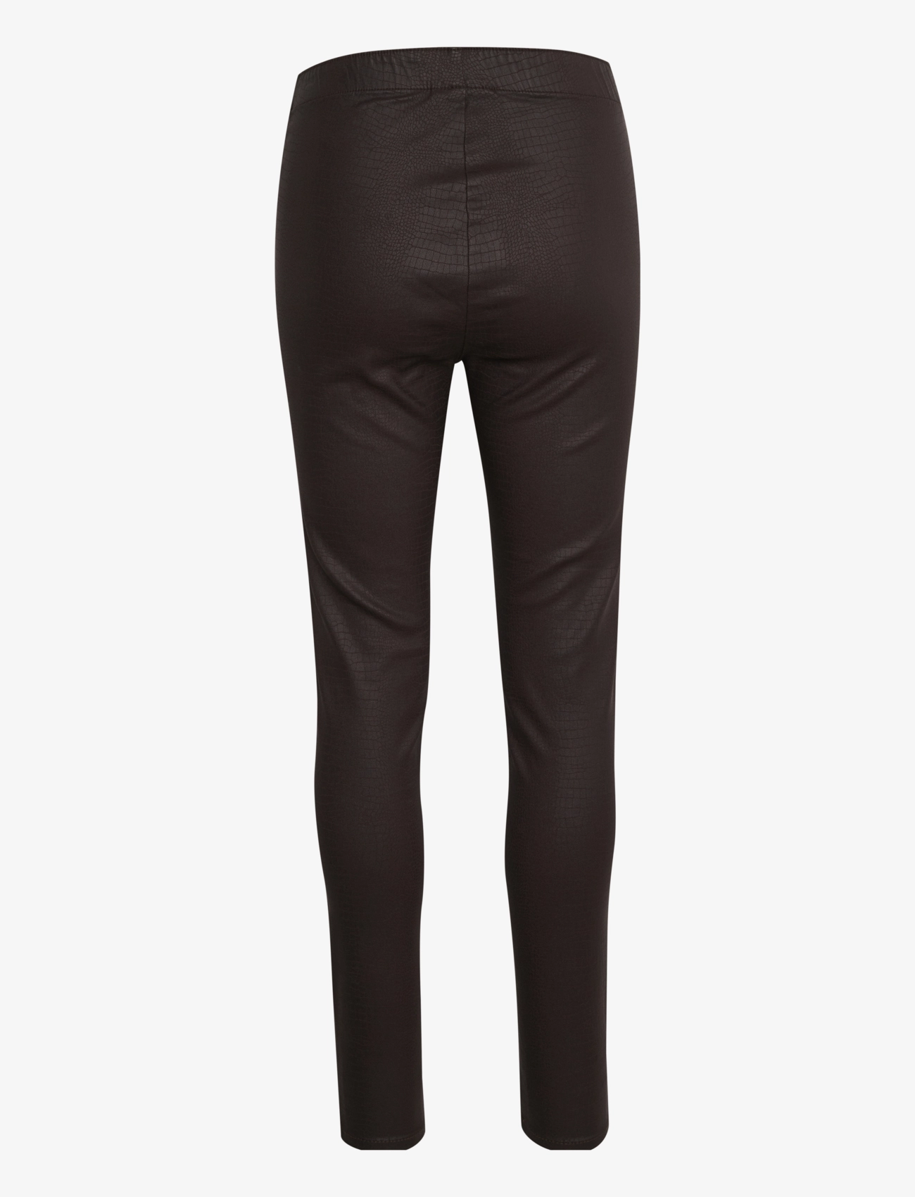 Cream - CRTabea Woven Legging - nahkahousut - dark brown crocodile - 2