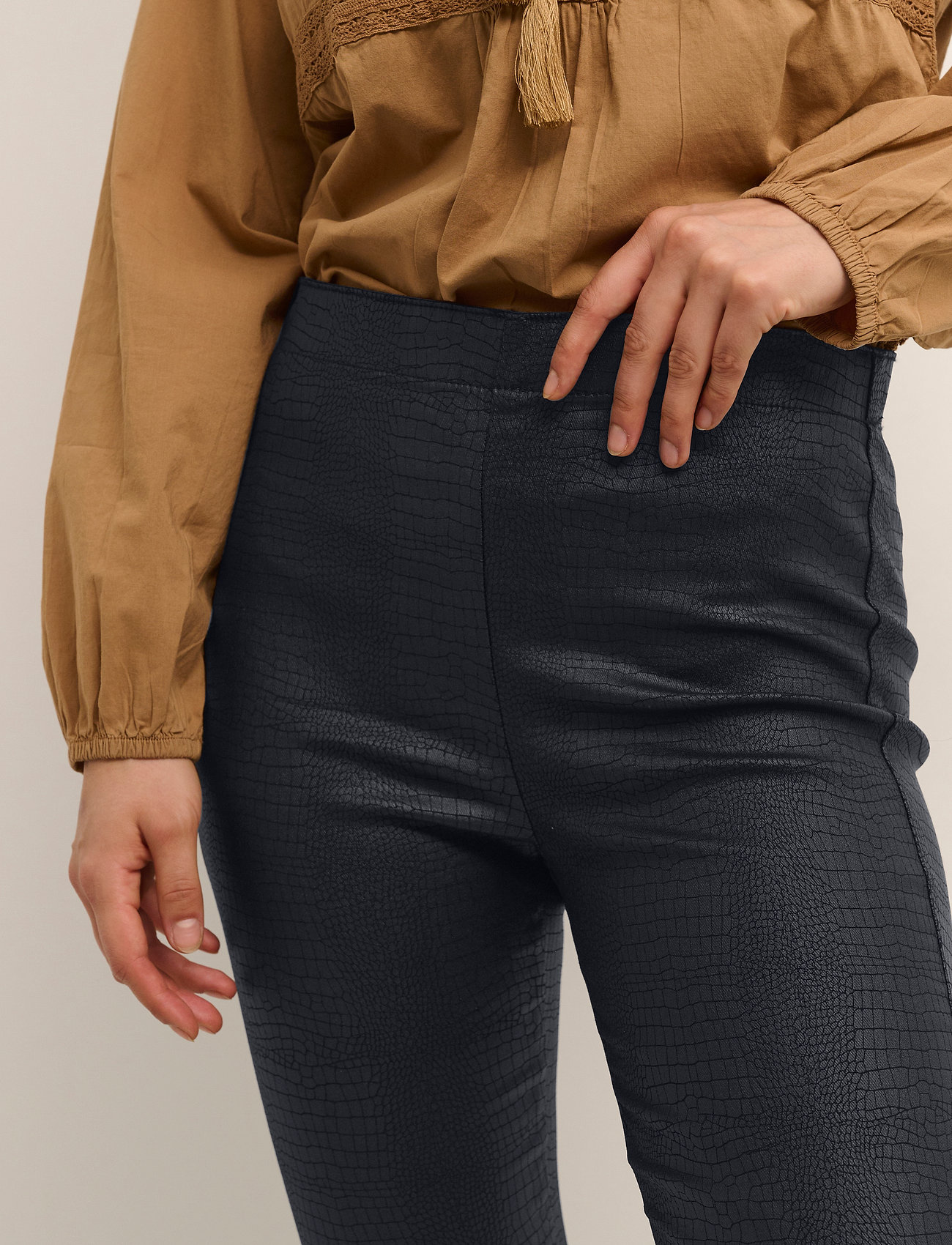Cream - CRTabea Woven Legging - festtøj til outletpriser - pitch black - 5