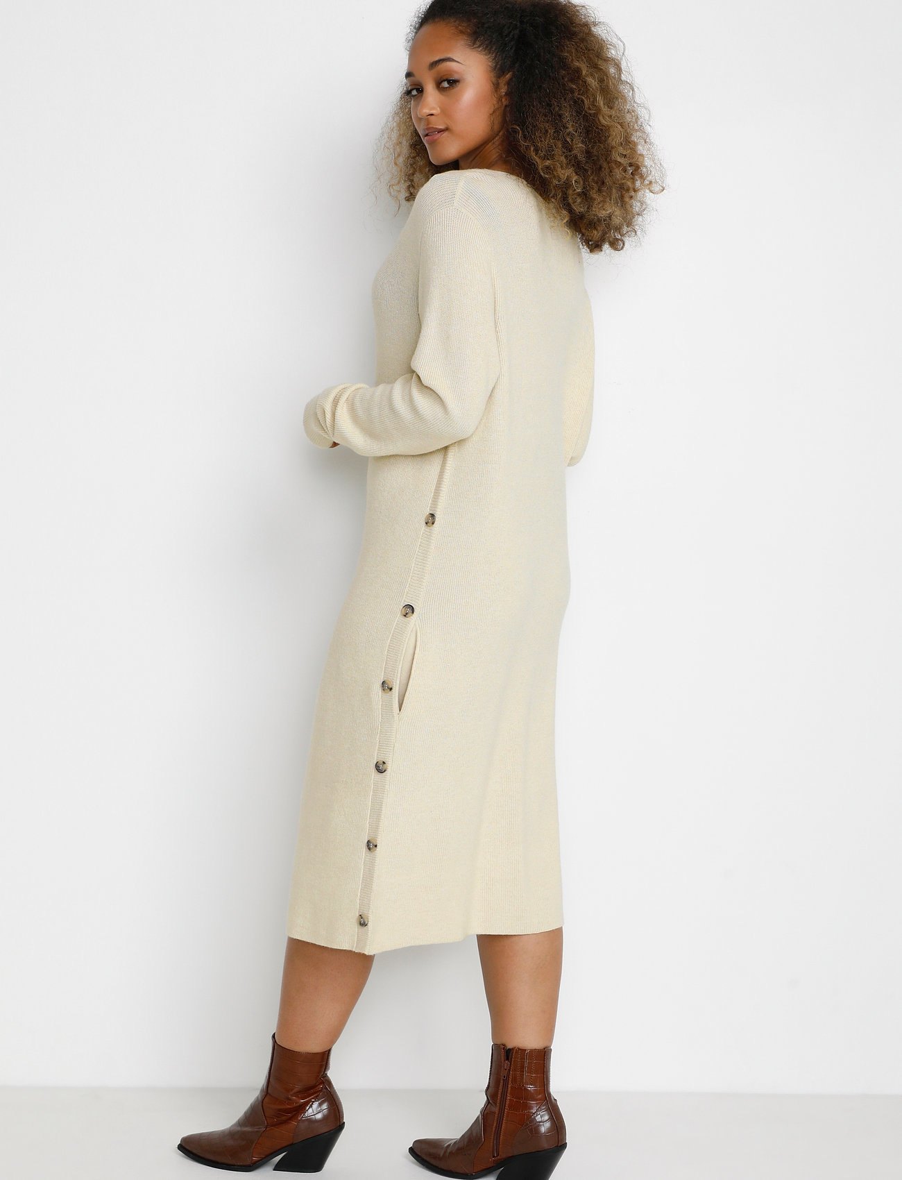 Cream - CRChristine Knit dress - Mollie Fit - oat melange - 4