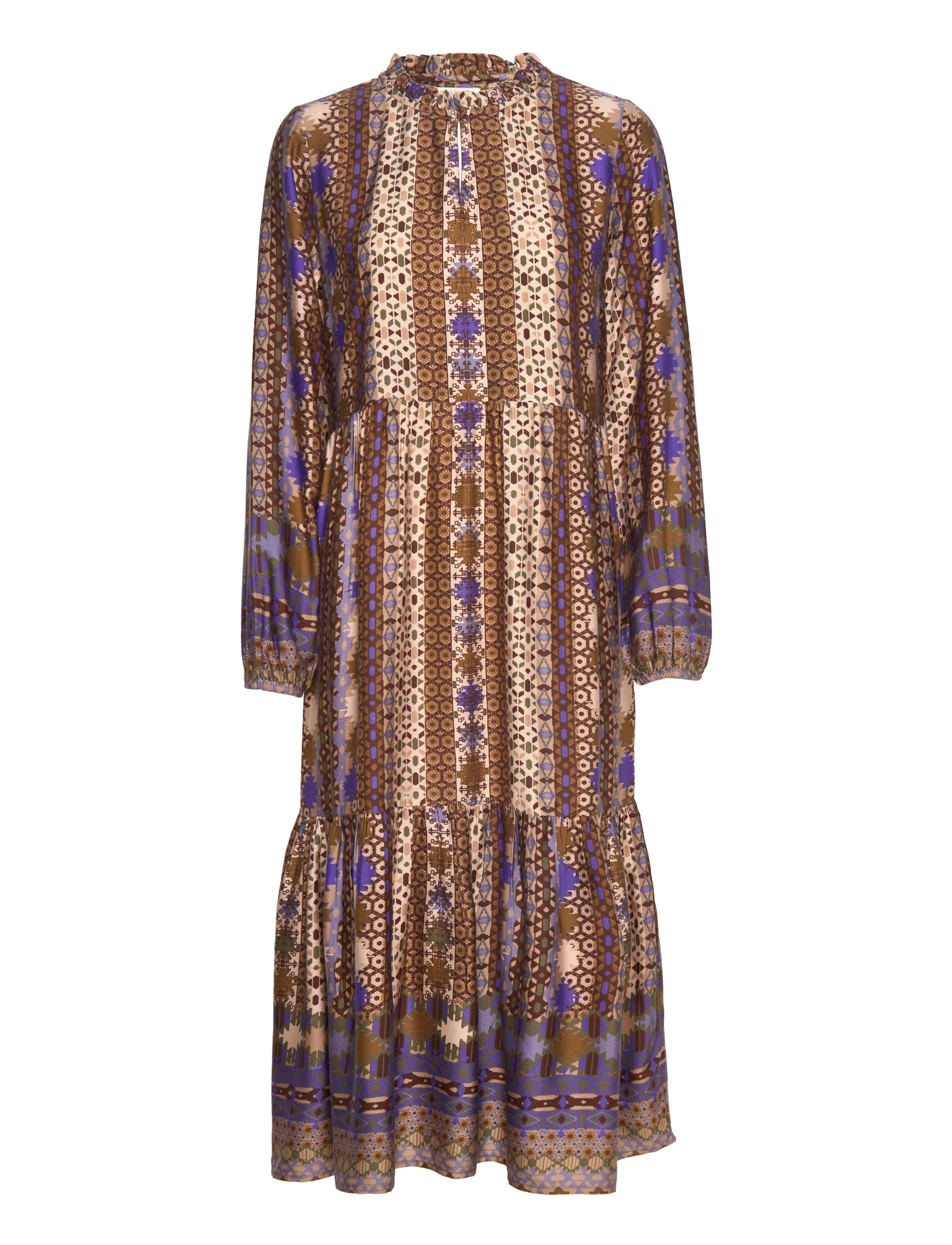 Cream - CRPenelopa Dress - Kim Fit - etnic geo stripe violet - 1