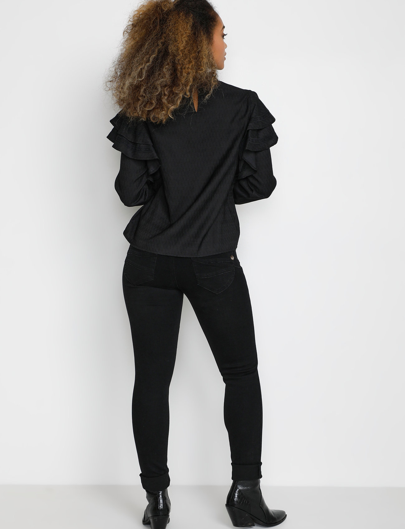 Cream - CRLiselin Blouse - pitch black - 4