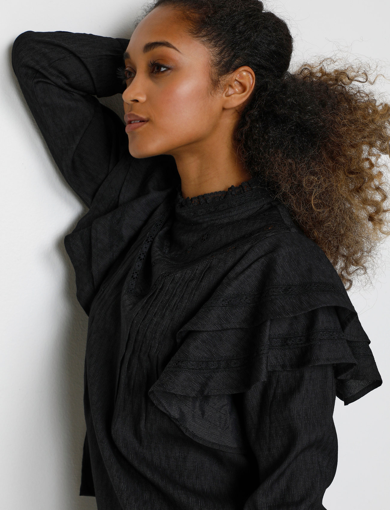 Cream - CRLiselin Blouse - pitch black - 5