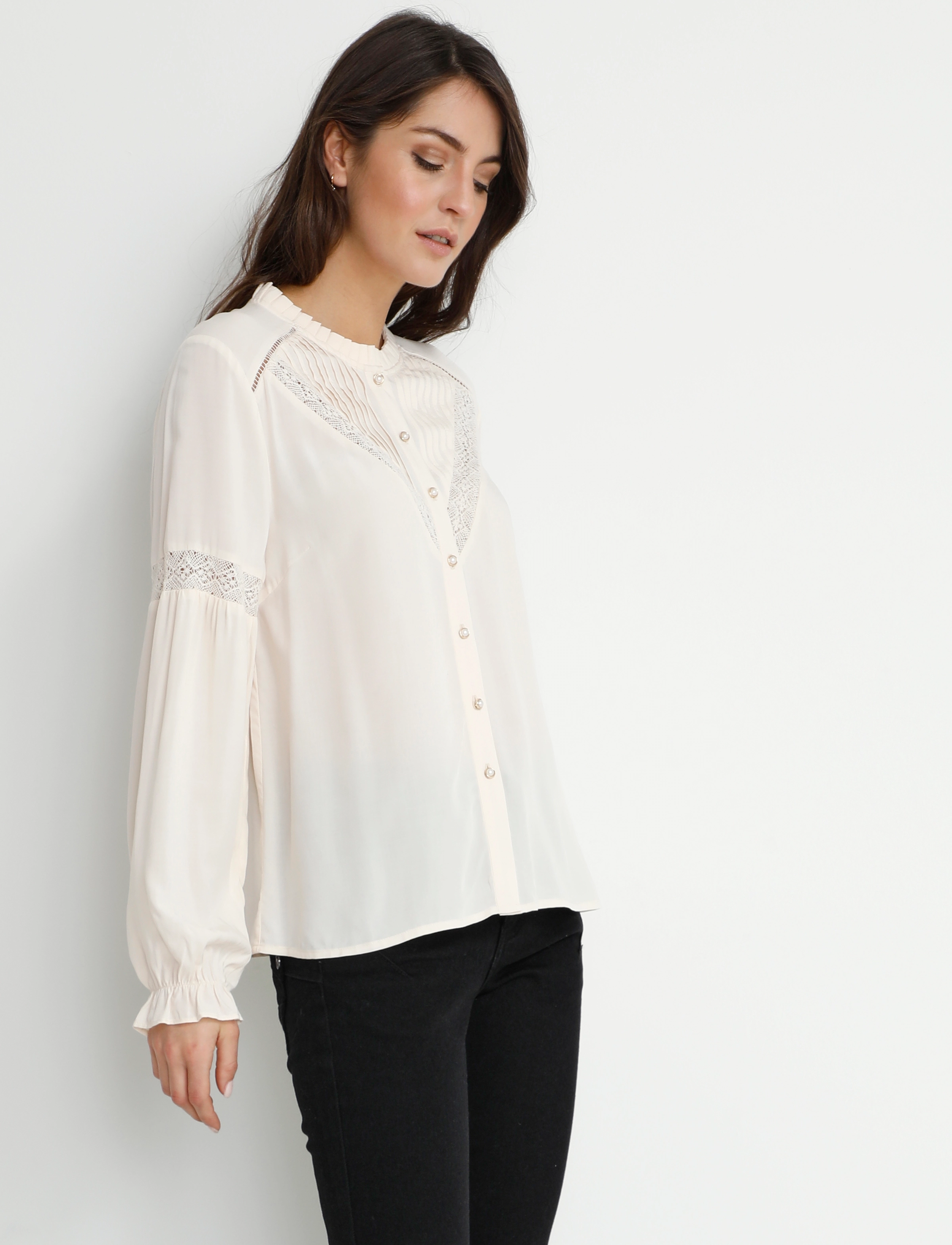 Cream - CRGilly Shirt - eggnog - 2