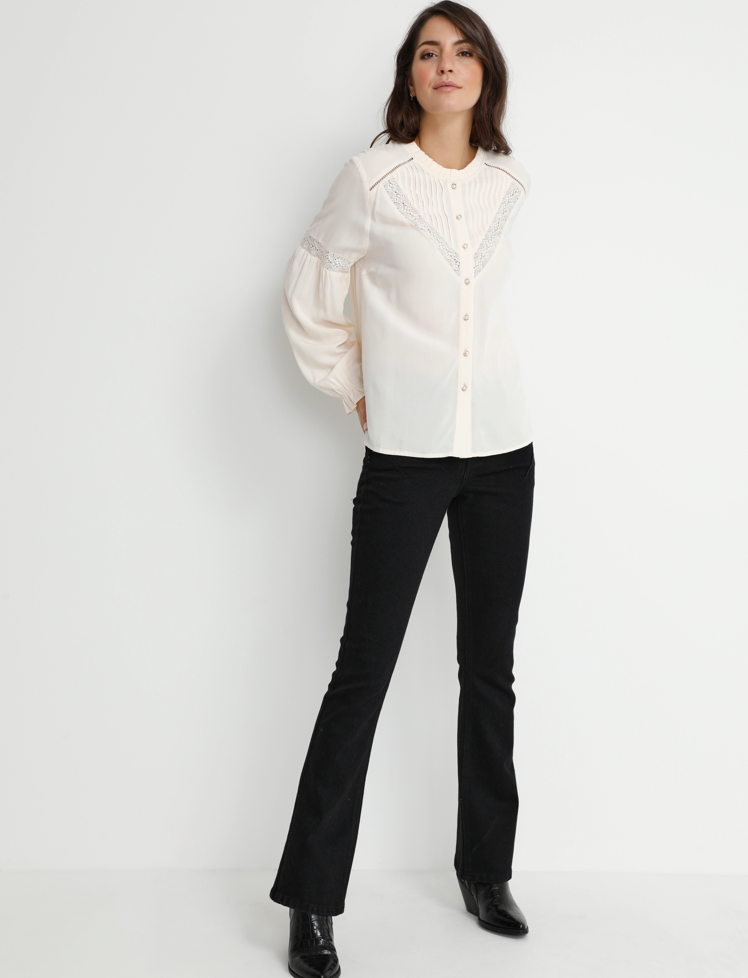 Cream - CRGilly Shirt - eggnog - 3