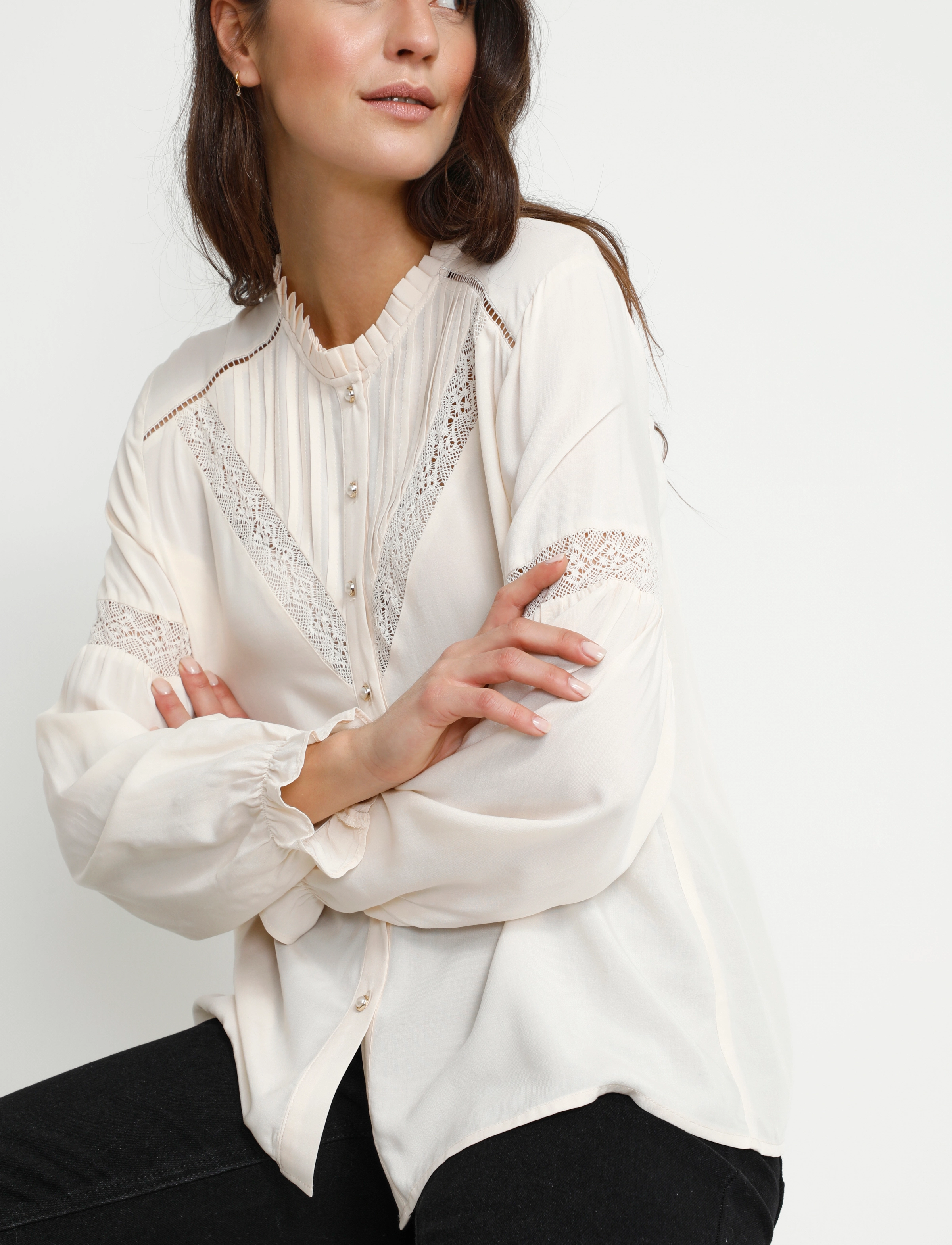 Cream - CRGilly Shirt - eggnog - 5